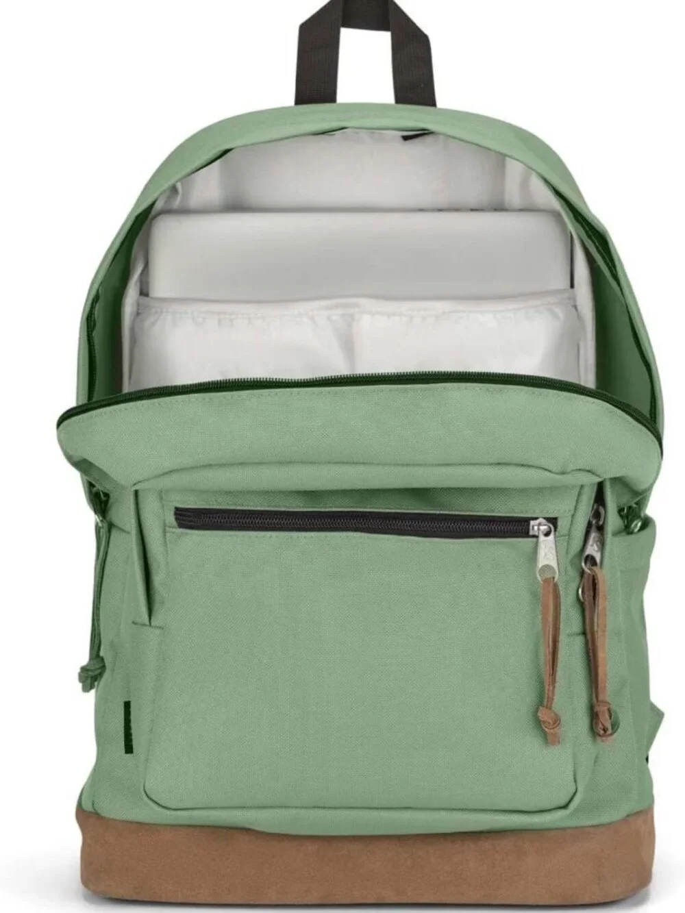 Durable Daypack Backpack with Padded Laptop Sleeve & Water Bottle Pocket - Loden